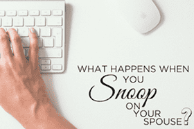 spouse snooping