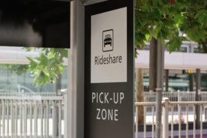 Rideshare Pickup Zone Sign