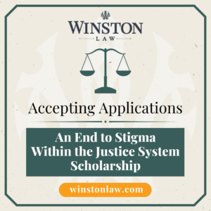 Winston Law Firm 2024 Scholarship promotion banner