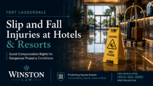 Fort Lauderdale Slip and Fall Injuries at Hotels and Resorts: Guest Compensation Rights